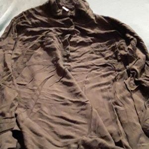 Terra & sky olive green dress